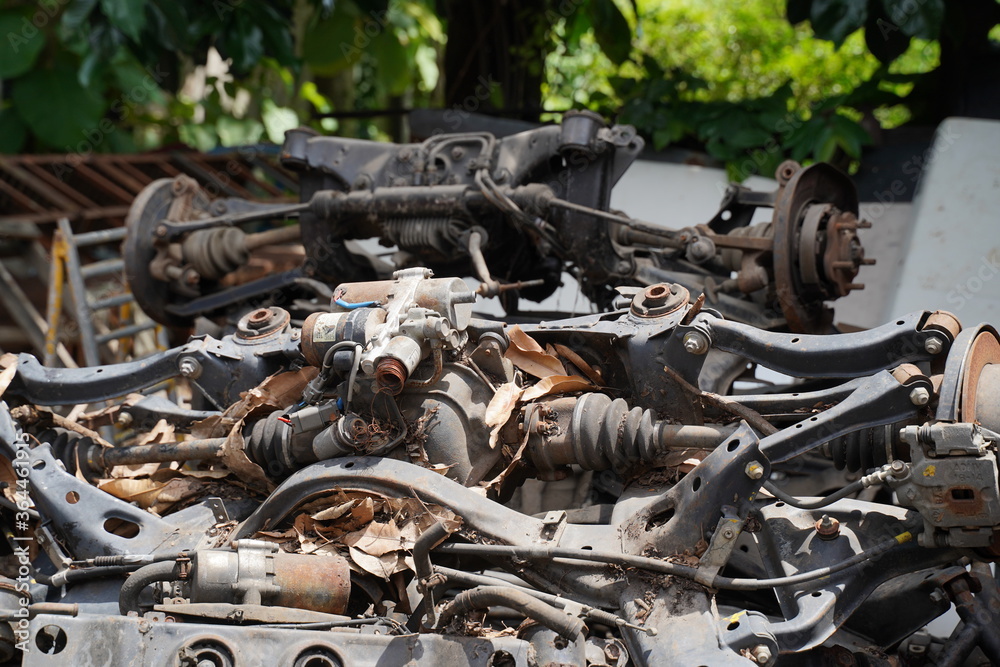 Car's junkyard in Thailand Car's junkyard in Thailand