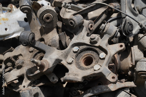 Car's junkyard in Thailand