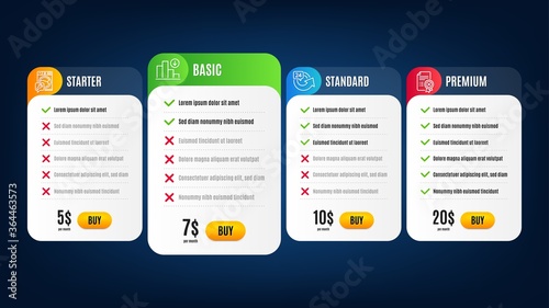 24 hours, Washing machine and Reject certificate line icons set. Pricing table, subscription plan. Decreasing graph sign. Repeat, Repair service, Decline file. Crisis chart. Business set. Vector