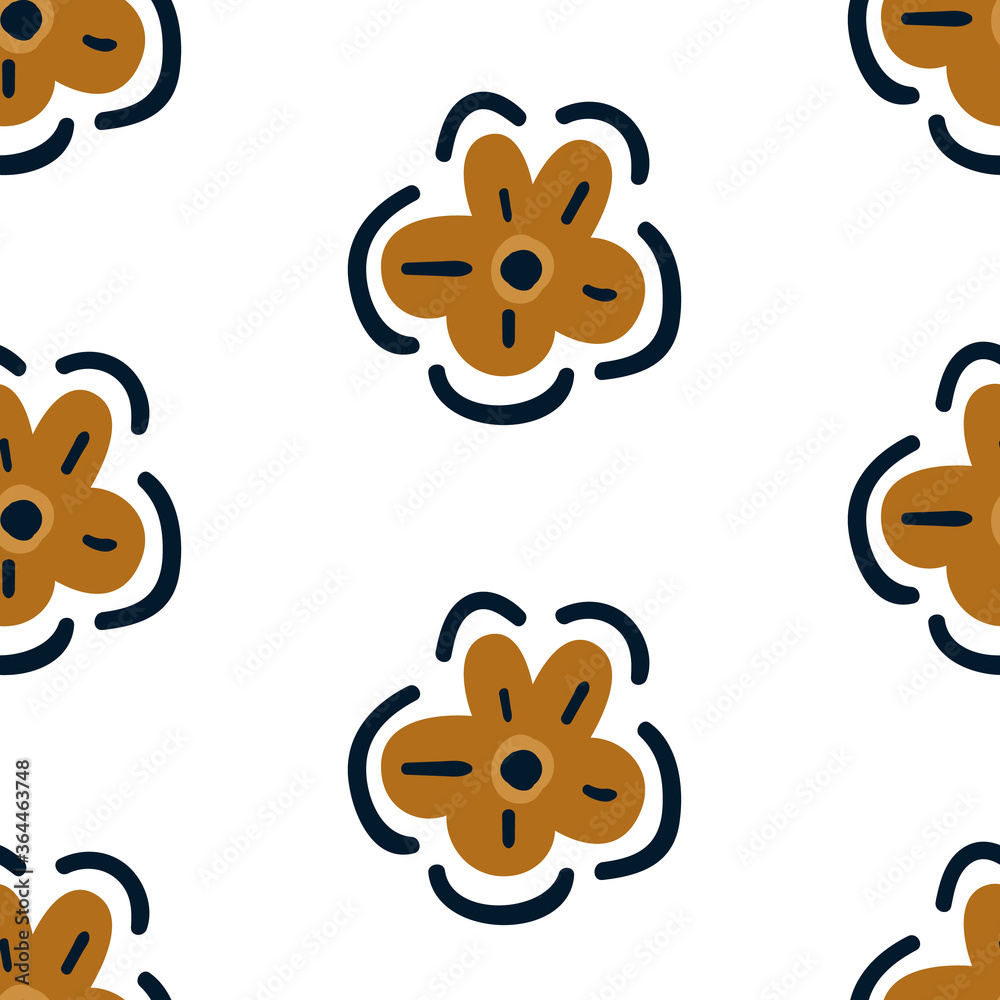 seamless floral pattern with hand drawn doodle flowers. creative floral designs for fabric, wrapping, wallpaper, textile, apparel. seamless floral pattern with hand drawn doodle flowers. creative floral designs for fabric, wrapping, wallpaper, textile, apparel.