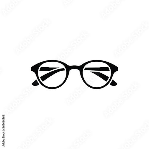 Glasses icon vector, logo isolated on white background
