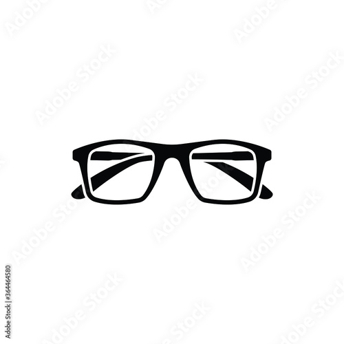 Glasses icon vector, logo isolated on white background