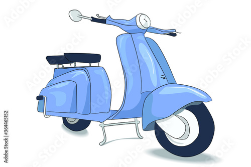 scooter vector illustration