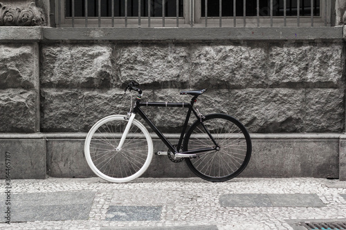 Bike no centro de São Paulo.