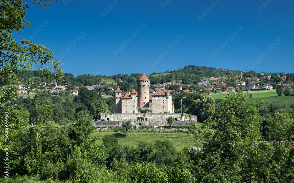 The Chateau de Montrottier (Montrottier Castle) near Annecy, Haute Savoie, France