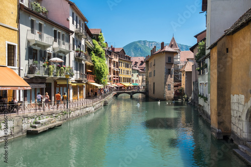 Annecy    Pearl of French Alps   at Haute-Savoie department. France