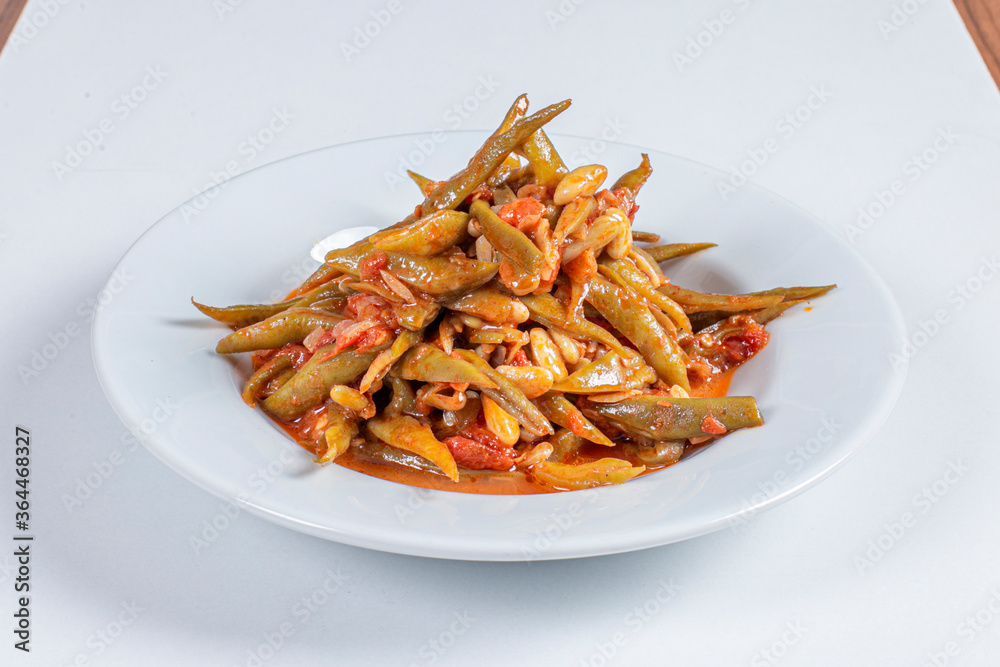 Green beans with some appetizer Turkey food Green beans with some appetizer Turkey food