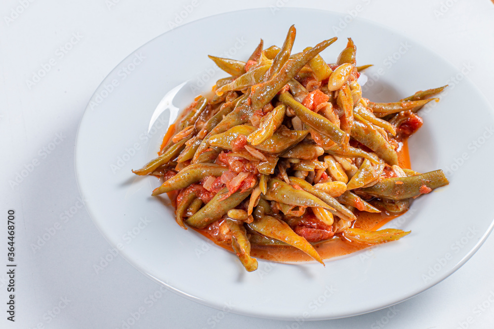 Green beans with some appetizer Turkey food Green beans with some appetizer Turkey food