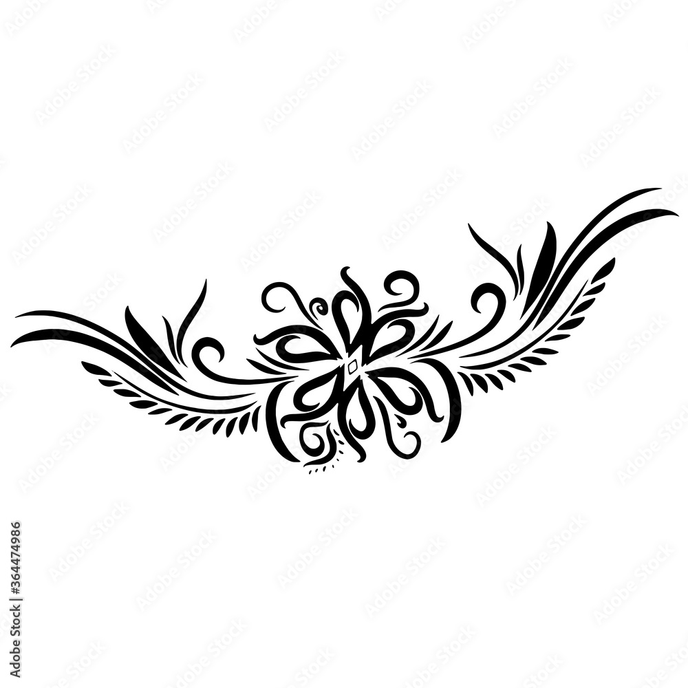 Black and white celtic pattern. Stencil. Tattoo Ornament. Can be used for background, catalog, postcard. Black and white celtic pattern. Stencil. Tattoo Ornament. Can be used for background, catalog, postcard.