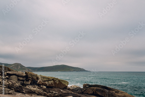 Overcast Sky on the Rocky Coast of Finisterre, Spain