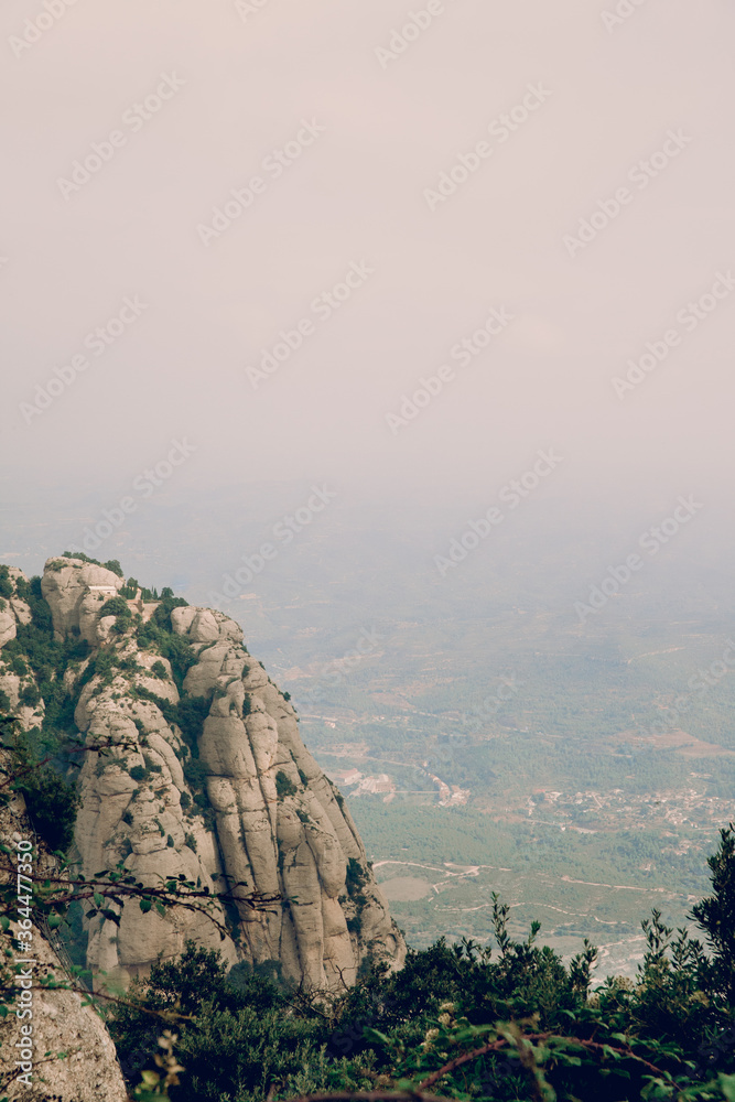  Mountain at Montserrat overlooking Galicia, Spain