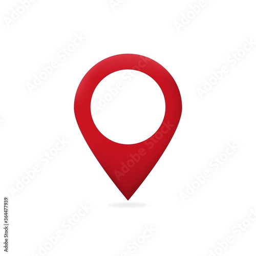 Free Download Pointer label on web map. Red pointer gpsn avigation graphic sign of travel and location. - GFXLoad