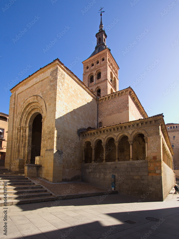 Church St Martin in Segovia,Castile and Leon,Spain,Europe
