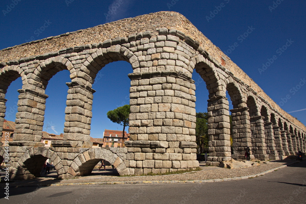 Aqueduct of Segovia,Castile and León,Spain,Europe
