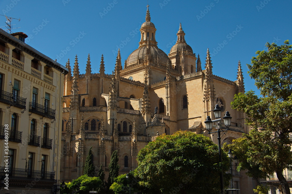 Cathedral in Segovia,Castile and Leon,Spain,Europe
