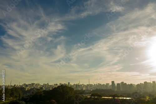 Fotos a  reas de parques em S  o Paulo  contraste da Natureza e o asfalto