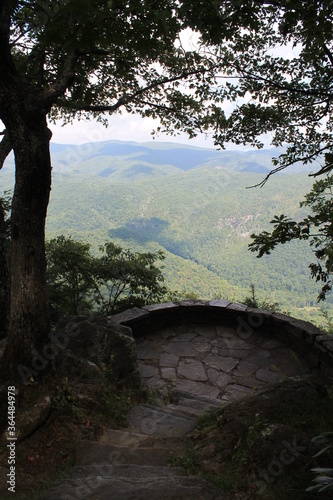 Outlook in the mountains