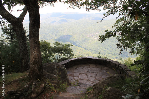 Stone Overlook in the Mountains