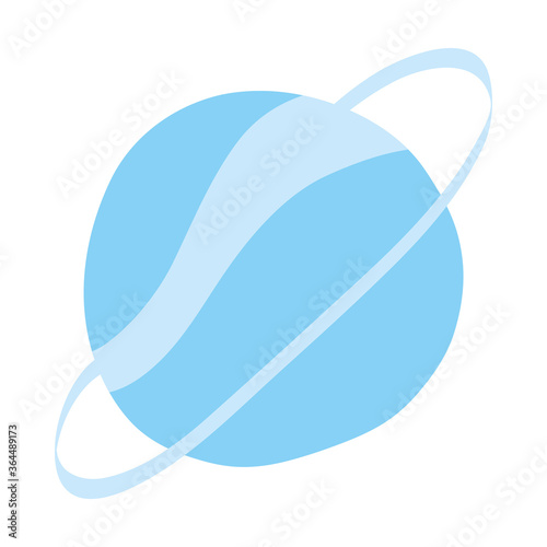 saturn planet universe isolated icon