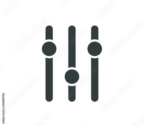 Adjustment icon. Simple adjust icon. 