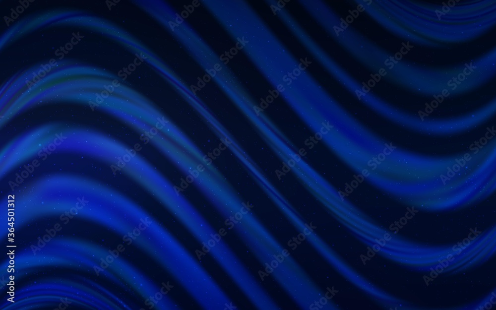 Obraz premium Dark BLUE vector layout with cosmic stars. Modern abstract illustration with Big Dipper stars. Pattern for astrology websites.