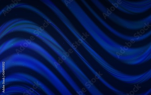 Dark BLUE vector layout with cosmic stars. Modern abstract illustration with Big Dipper stars. Pattern for astrology websites.
