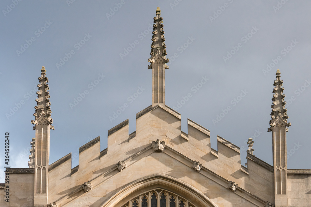 Oxford, All Souls College UK 18/07/2019 view from Radcliffe Square dark sky Oxford, All Souls College UK 18/07/2019 view from Radcliffe Square dark sky