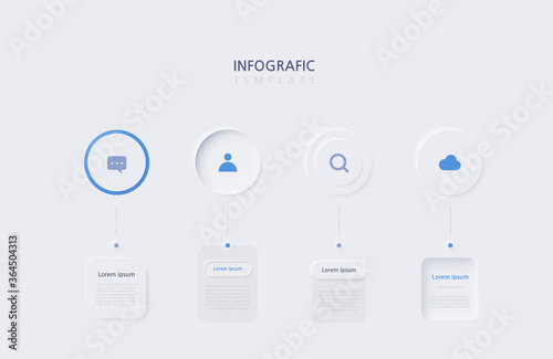 Presentation business infographics template. Vector illustration.