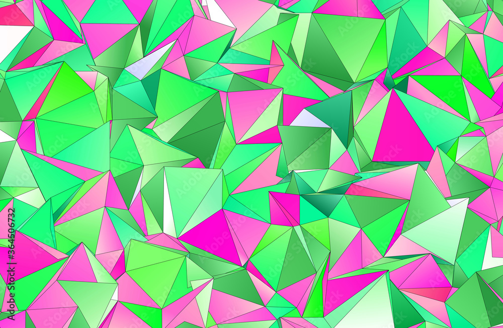 Obraz premium Abstract Low-Poly background. triangulated texture. Design 3d. Polygonal geometrical pattern. Triangular modern style