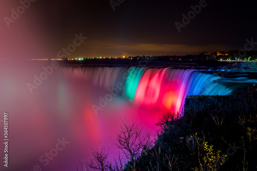 Niagara Falls as seen from Ontario, Canada.