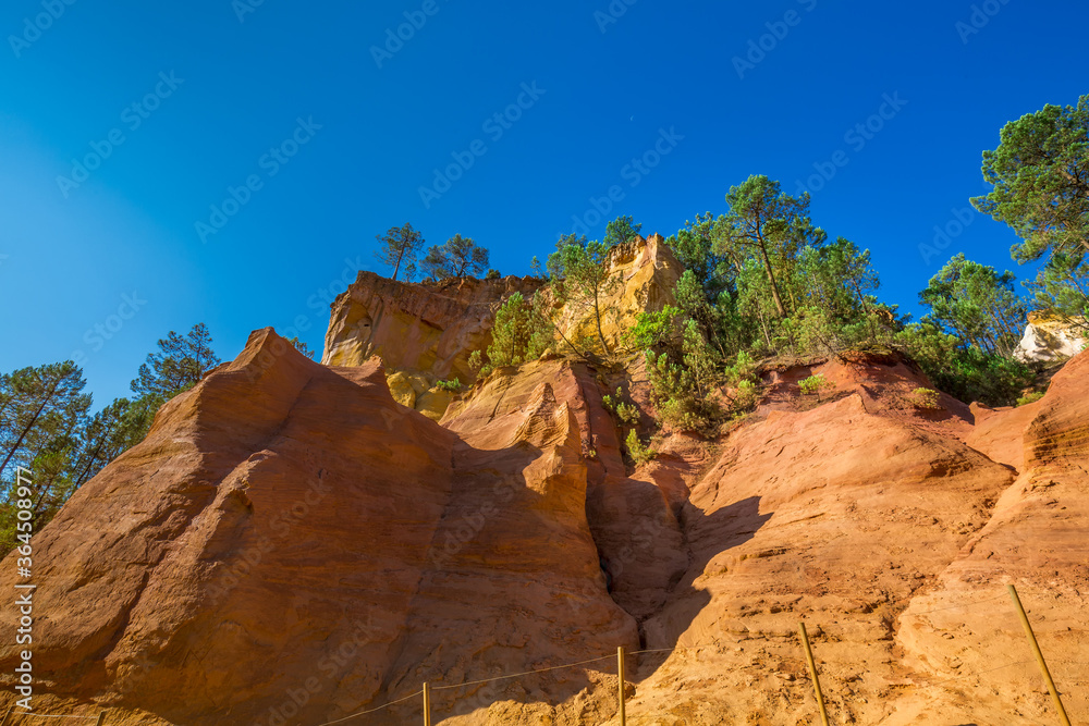 The Ochre Path le Sentier des Ocres through the Red Cliffs of ...