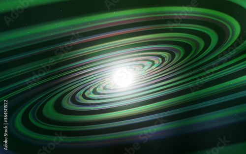 Light Green vector template with space stars. Modern abstract illustration with Big Dipper stars. Pattern for futuristic ad, booklets.