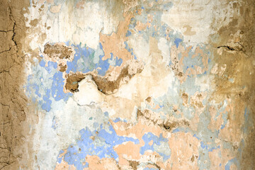 Ingelijste posters Verweerde muur Oude muur met verweerd pleisterwerk  © Marcus Krauss