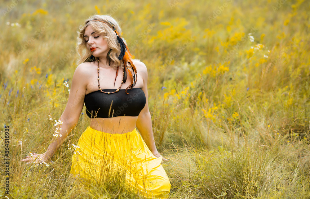 Bohemian plus size pretty woman, women's romantic look, accessorize and natural clothes, fashion details for outfits Bohemian plus size pretty woman, women's romantic look, accessorize and natural clothes, fashion details for outfits