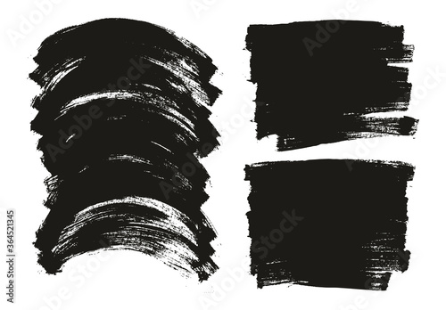 Flat Paint Brush Thin Long   Curved Background Mix High Detail Abstract Vector Background Mix Set 
