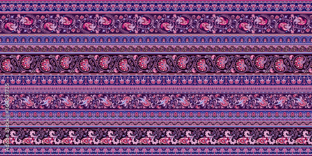 Abstract ethnic stripe pattern, vector background