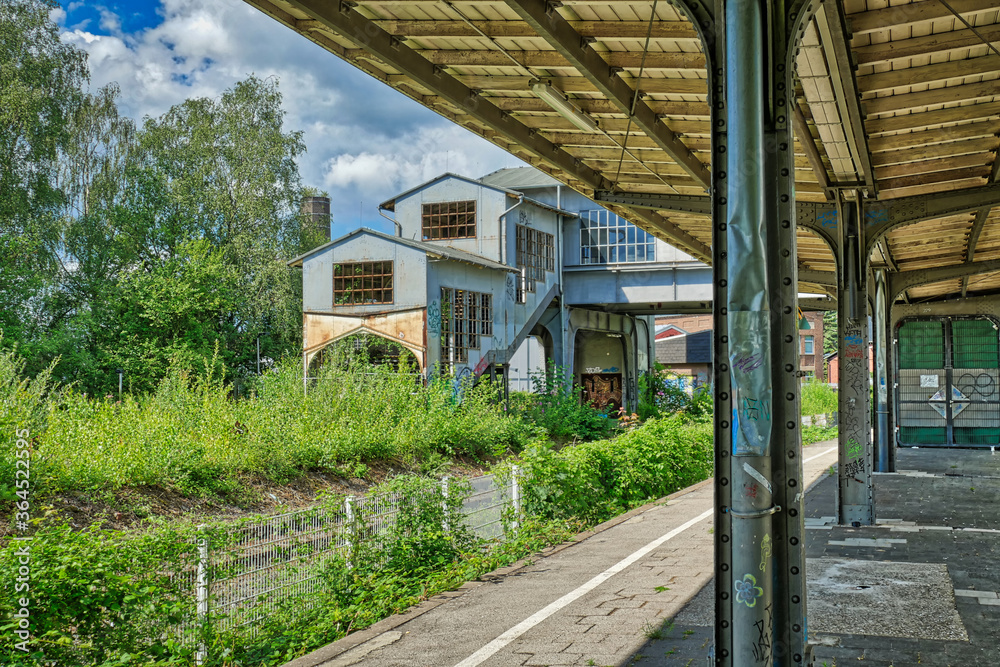 Verlassener öffentlich zugänglicher Bahnhof in Solingen