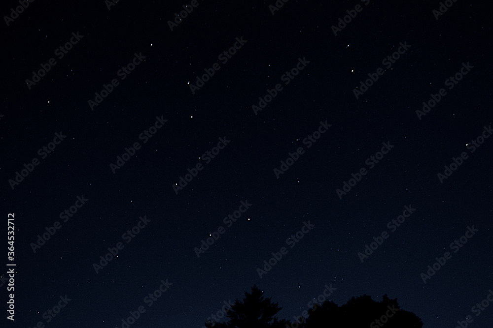 dark starry night with big dipper