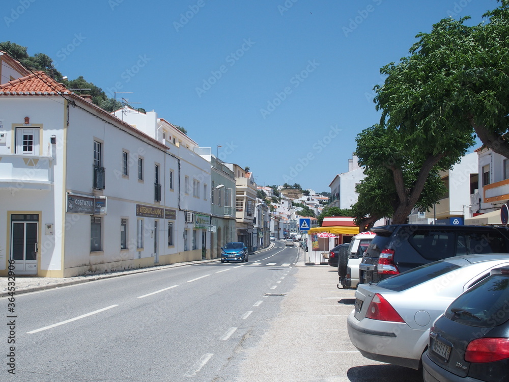 Straßenszene Aljezur Portugal Straßenszene Aljezur Portugal