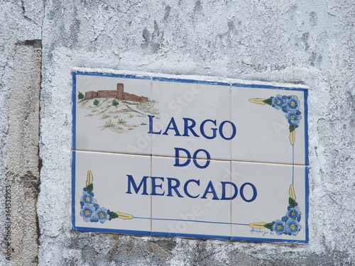 Straßenschild in Aljezur Portugal