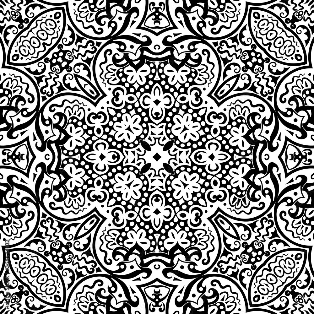 Vector ethnic hand drawn ornamental background. Vector ethnic hand drawn ornamental background.