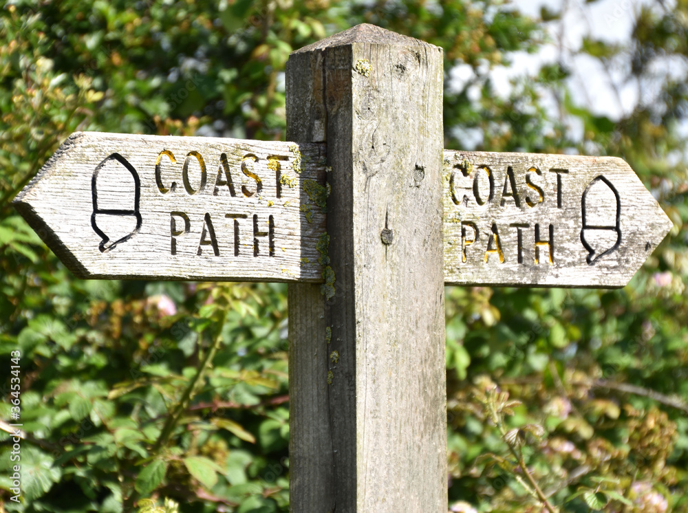 Coast Path Sign