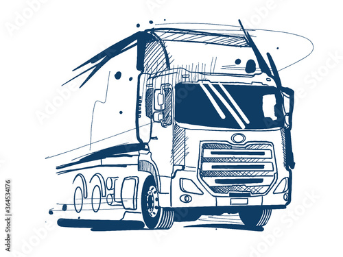 Set of Truck Logo, cargo logo, delivery cargo trucks, Logistic logo pack