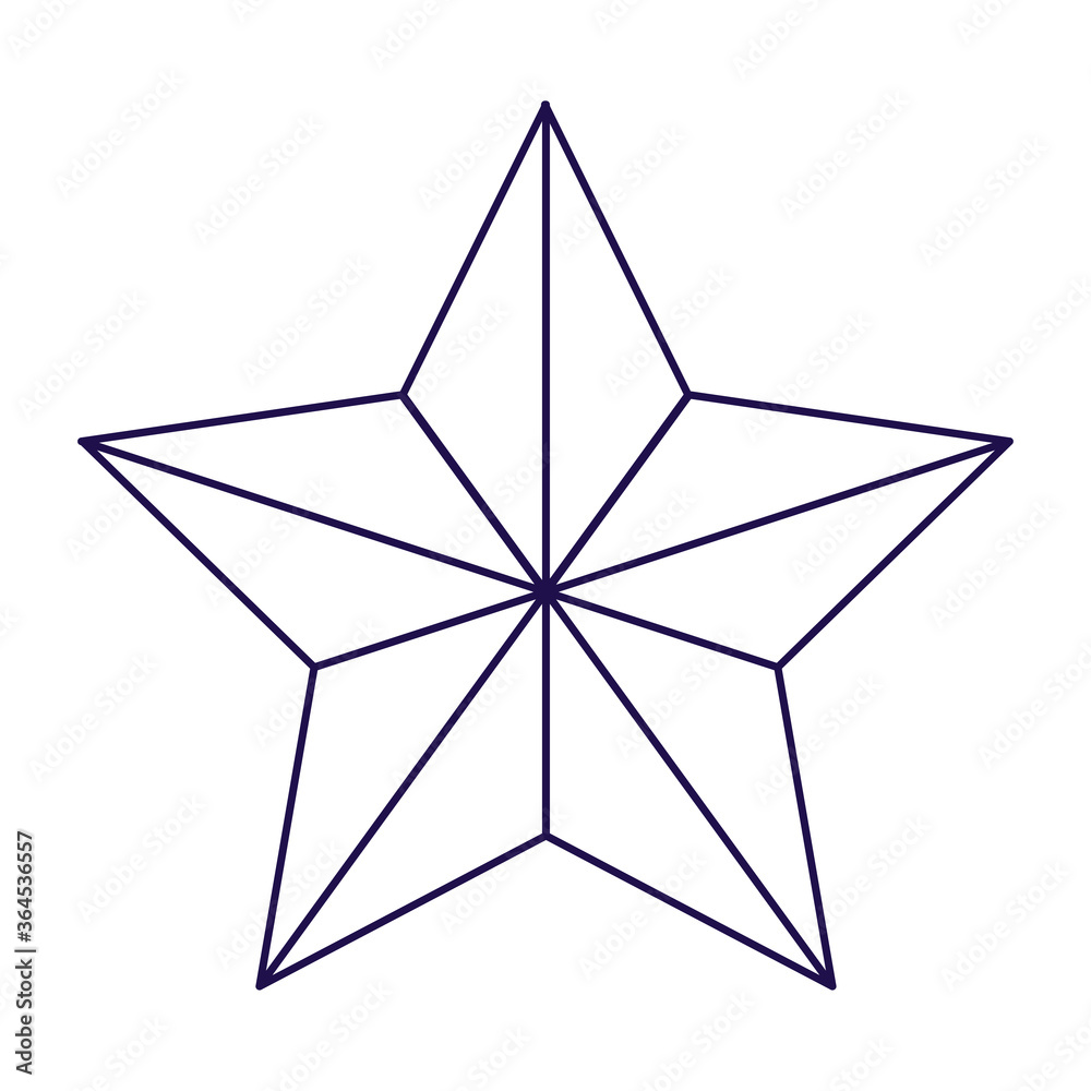 star premium quality isolated icon