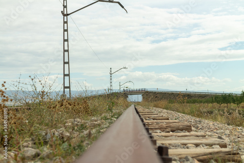 old train track to the Alquife mine photo