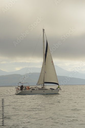 sailboat on the sea