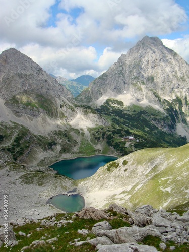 Alpenlandschaft am Seebensee, Tirol, Alpen , Europa.