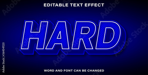 Text effect - Font and word can be changed