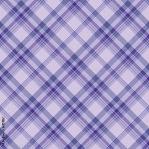 Seamless pattern in simple light and dark violet colors for plaid, fabric, textile, clothes, tablecloth and other things. Vector image. 2