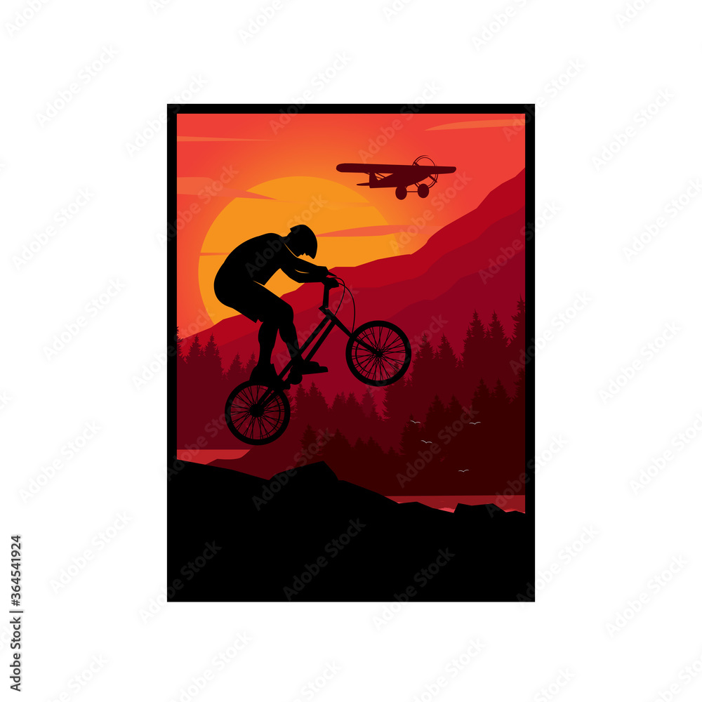 Fototapeta premium downhill